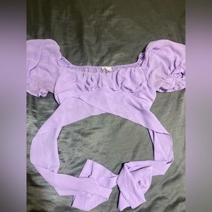 PURPLE CROP TOP 💜💜